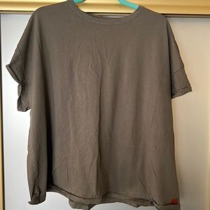 Peace Love World Distressed Boxy T